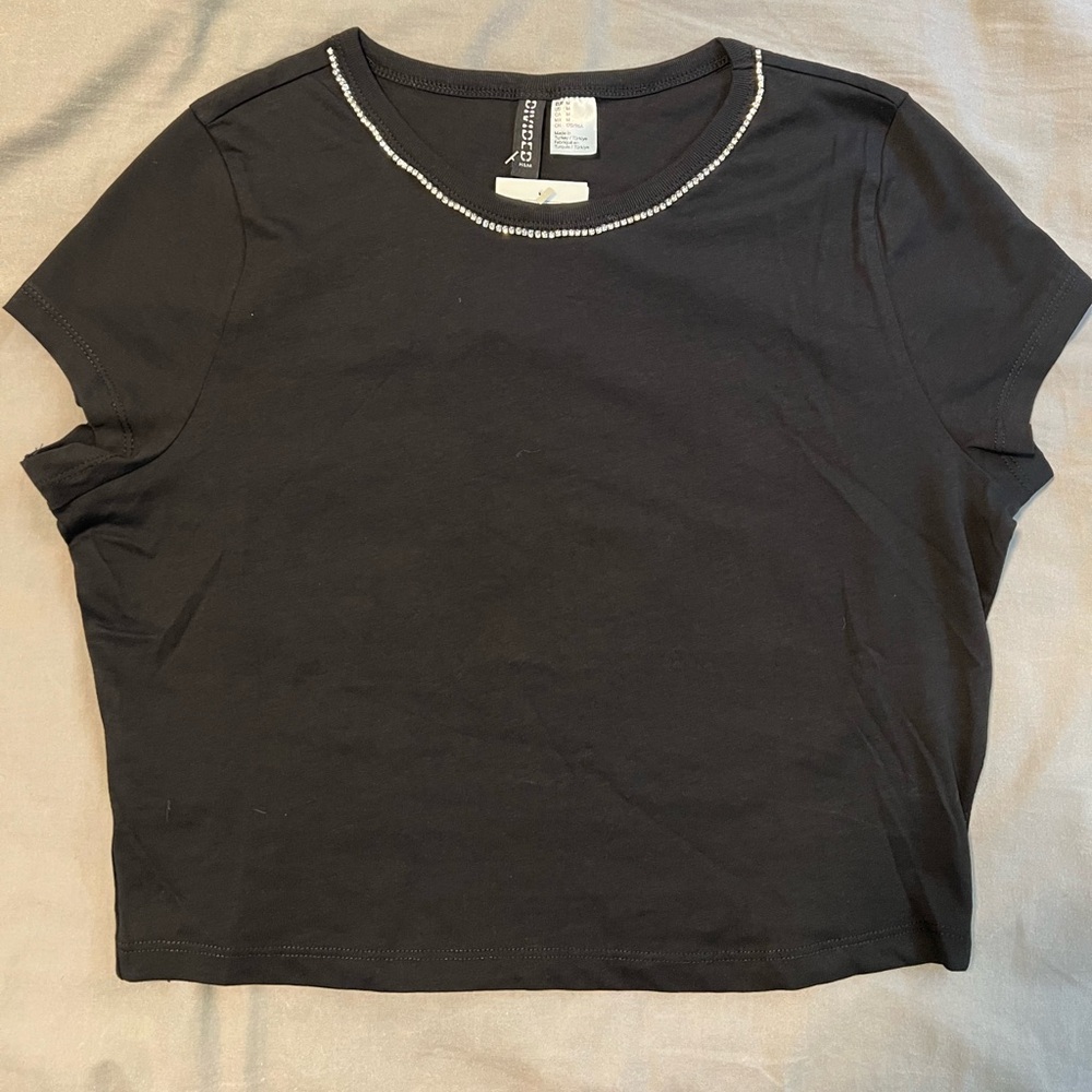 Brand New Embellished crop top